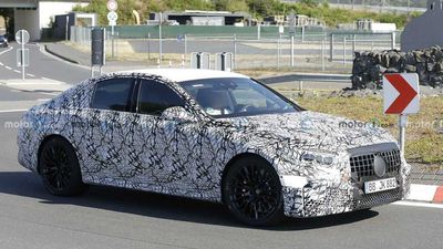 Mercedes-AMG E 53 Spied Previewing Future PHEV Sport Sedan