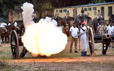 Third and final round of cannon firing successful in Mysuru