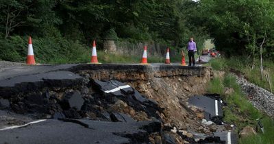 Northumberland County Council's cabinet approve £9 million project to repair road damaged by landslip