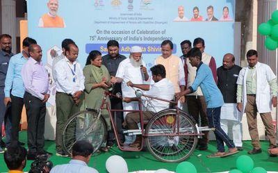Tricycles, wheelchairs distributed to 600 differently-abled persons