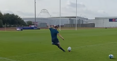 Leigh Halfpenny is nailing goal kicks again and his Wales team-mates are absolutely loving it