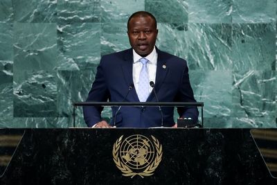 Burkina Faso coup-leader defends his military takeover to UN