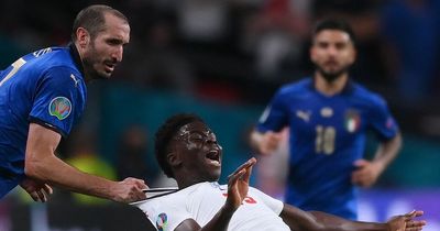 Giorgio Chiellini makes Bukayo Saka admission after controversial clash in England vs Italy