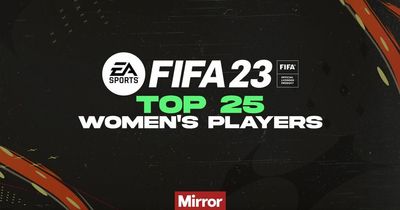 FIFA 23 ratings: The top 25 women's players revealed with Chelsea, Arsenal and Man City stars