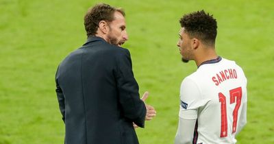 Manchester United icon Rio Ferdinand sends Jadon Sancho message to England boss Gareth Southgate