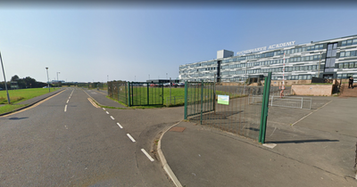 Ayrshire pupil rushed to hospital after being 'knocked down' outside school