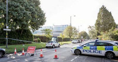 Man found in crashed car with fatal stab wound sparks murder hunt