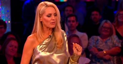 Strictly fans baffled as Tess Daly wears 'Bacofoil curtain' top for launch show