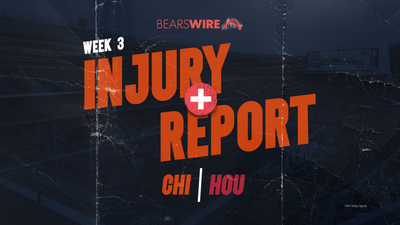 Analyzing Bears’ final injury report for Week 3 against Texans
