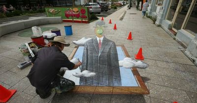 Jump into street art around the city for Chalk the Walk