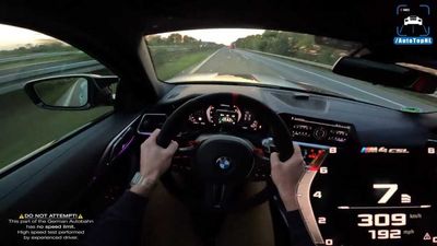 2023 BMW M4 CSL Outruns Itself In Top Speed Autobahn Blast