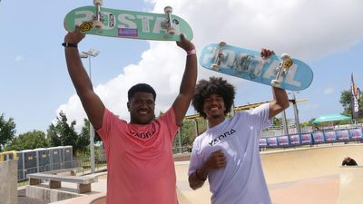 Fijian skateboarders attend Rumble on the Reef in Mackay as step towards Brisbane Olympics
