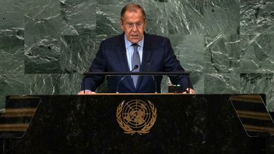 Russian FM Lavrov slams West for 'grotesque' Russophobia in his UN speech