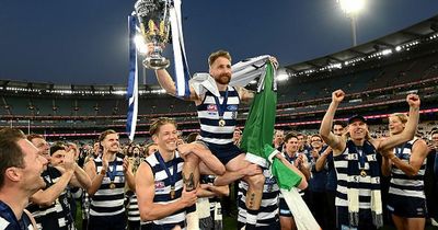 Irish pair Zach Tuohy and Mark O’Connor make history as Geelong storm to AFL title