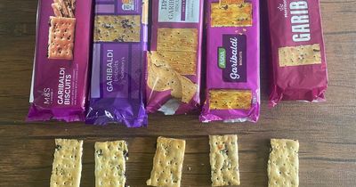 I tried Garibaldi biscuits from Asda, Sainsbury's, Morrisons, M&S and Tesco following Bake Off controversy
