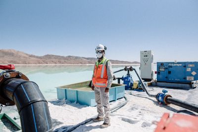 In Chile's desert lie vast reserves of lithium — key for electric car batteries
