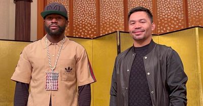 "Awkward" Floyd Mayweather and Manny Pacquiao meeting sparks rematch speculation