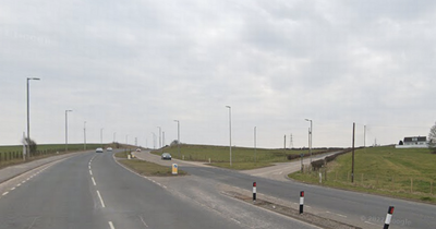 Two hospitalised and Lanarkshire road closed for nine hours after horror crash