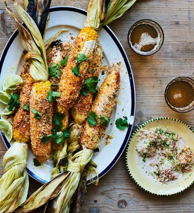 Sweetcorn and spicy salad: Joe Woodhouse’s recipes for grilled vegetables