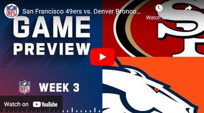 WATCH: NFL.com previews the Broncos-49ers game