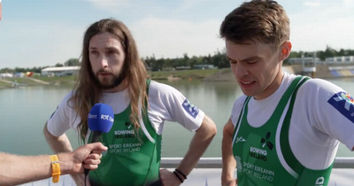 Paul O'Donovan's bizarre interview after winning world championship gold with Fintan McCarthy