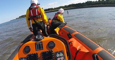 Non Swimmer saved from Edinburgh beach by hero lifeboat team after getting stranded