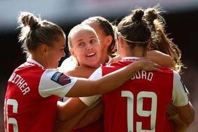 Arsenal 4-0 Tottenham: Gunners run riot as WSL attendance record smashed in one-sided north London derby