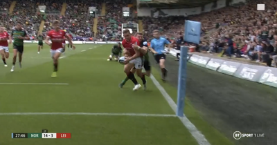 Wales star Dan Biggar produces incredible try-saving tackle to prevent certain score