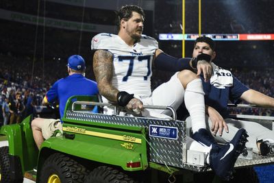 Titans’ Taylor Lewan out for the season with knee injury