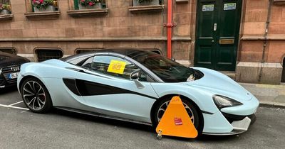 £150k McLaren supercar clamped in Manchester for not having road tax