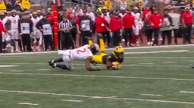 Questionable Michigan Interception vs. Maryland Wasn’t Reviewed