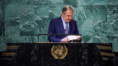 Lavrov, at the UN, pledges 'full protection' for any territory annexed by Russia