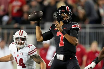 C.J. Stroud tosses 5 TD passes as Ohio State dominates Wisconsin