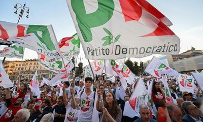 Italy’s left clings to optimism as elections threaten painful reckoning
