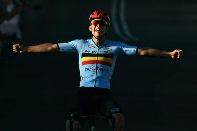 Party time as Belgium's Evenepoel goes solo to win road race world title