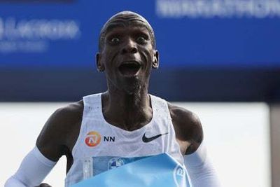Eliud Kipchoge shatters own marathon world record with stunning performance in Berlin