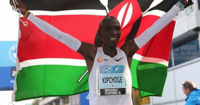 Eliud Kipchoge breaks his own marathon world record
