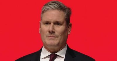 Keir Starmer appears emotional as national anthem sung at Labour Party Conference