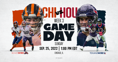 Bears vs. Texans: How to watch, listen and stream the Week 3 game