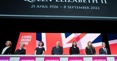 Labour Party conference opens with national anthem as emotional Keir Starmer pays tribute to Queen