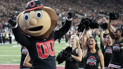 Watch: Ohio State’s Mascot Gets Rocked During Game vs. Wisconsin