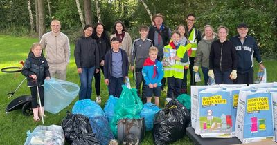 Communities come together for successful litter pick to spruce up Paisley park