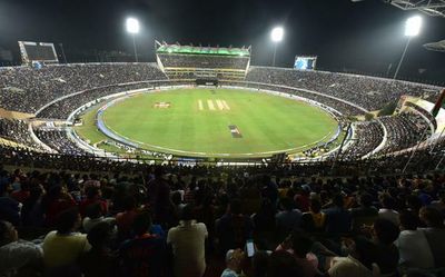 Rajiv Gandhi International Cricket Stadium filled to capacity