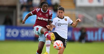 West Ham undone by Manchester United as Lucia Garcia and Hannah Blundell score in 2-0 win