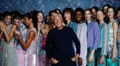 Giorgio Armani Brings Plenty of Sparkle to Milan Fashion with Main Line