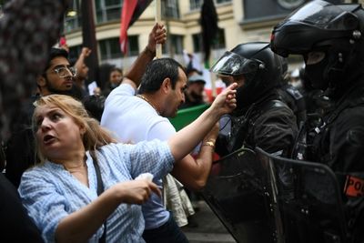 French police use tear gas to thwart Iran protest in Paris