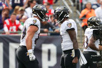 Lamar Jackson torching New England Patriots