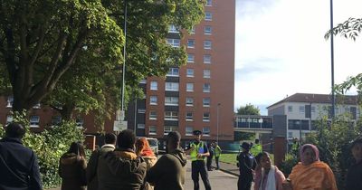 Residents describe 'chaotic' scenes as Easton tower block fire raged on