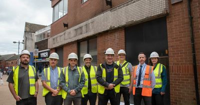 Work starts on transforming dilapidated bank in Sutton-in-Ashfield into flats