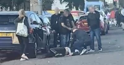 Scots football fan rushed to hospital after 'hammer attack' during vicious street brawl
